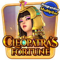 Cleopatra’s Fortune slot game icon featuring the Egyptian queen Cleopatra.