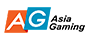 Asia Gaming logo representing an online live casino game provider.