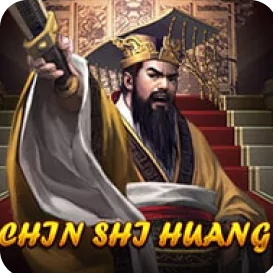 Chin Shi Huang slot game icon featuring the ancient Chinese emperor in royal attire.