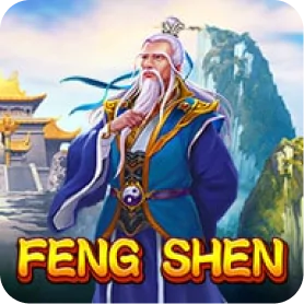 Feng Shen slot game icon featuring a wise ancient Chinese deity with long white beard and traditional robes.